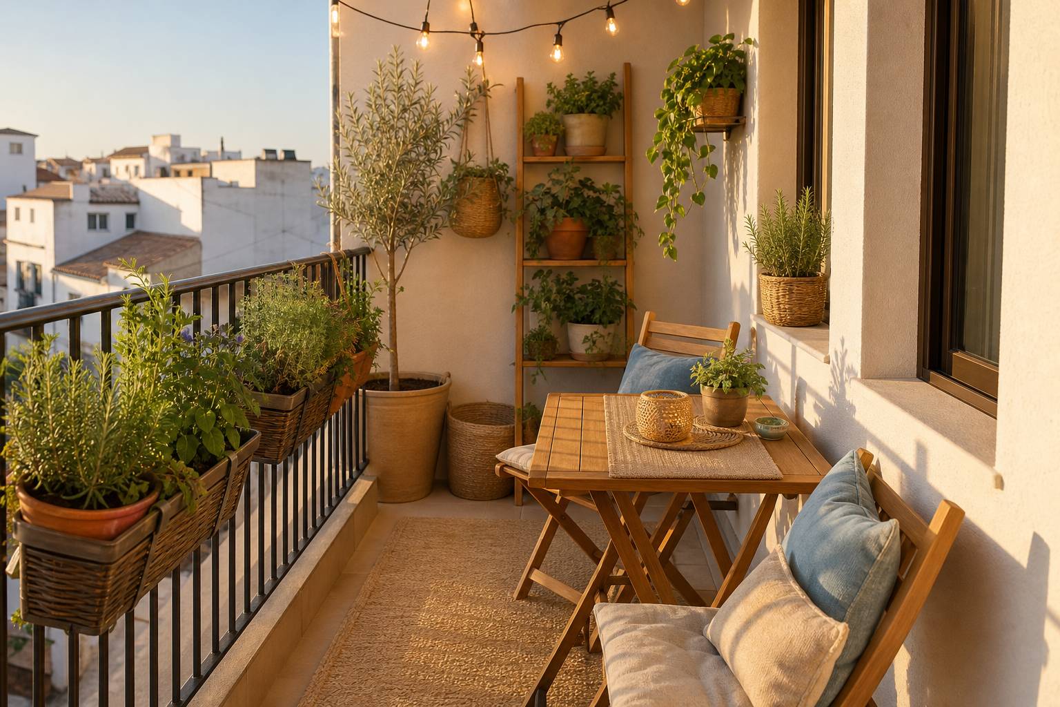 Cómo decorar una terraza pequeña con poco dinero